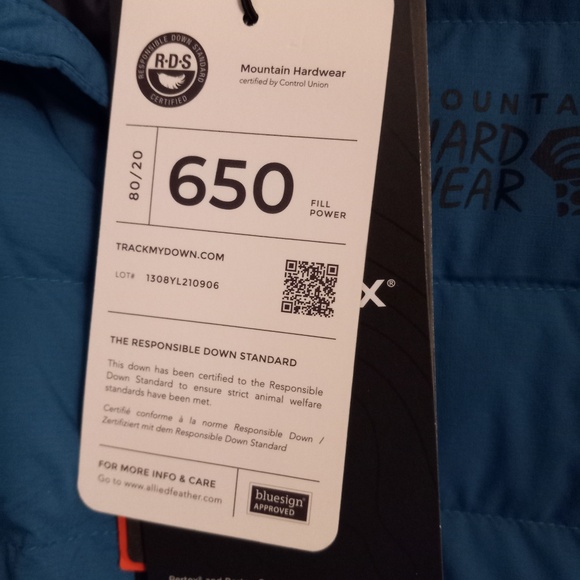 Mountain Hardwear - Deloro Down Jacket-Women's- SZ XL - Picture 3 of 7